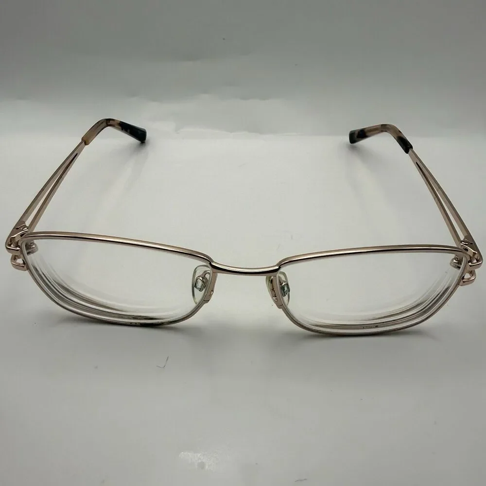 Jones New York VJON500 Rose Gold Eyeglasses Frames Only 53-16-140 Women Metal